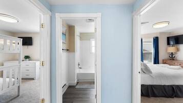 4 bedrooms, iron/ironing board, travel crib, WiFi