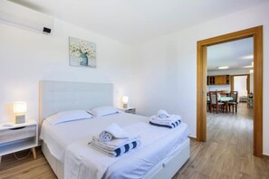 5 多间卧室、WiFi、床单