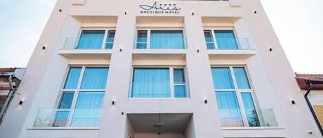 Façade de l’hébergement