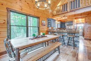 House (3 Bedrooms) | Interior - 15 Mi to Hocking Hills: Secluded Cabin w/ Hot Tub (Logan)
