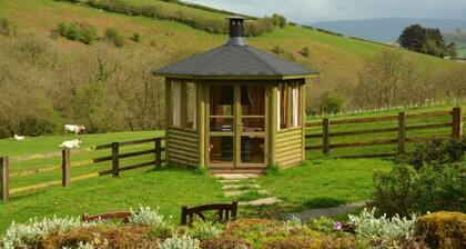Tucked Away Log Cabin on Welsh Hill Farm