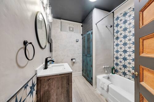 Ferienhaus, 4 Schlafzimmer | Badezimmer | Handtücher, Shampoo
