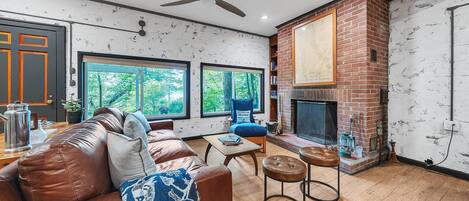 Cottage, 4 Bedrooms | Living area | Smart TV, streaming services