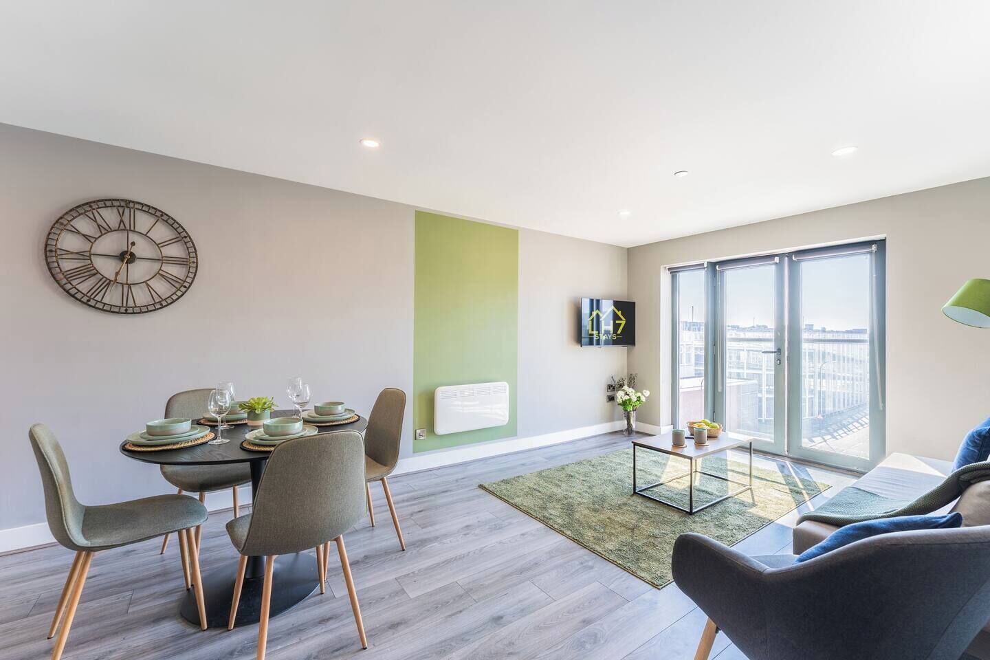 Apartment, 2 Bedrooms | Living area