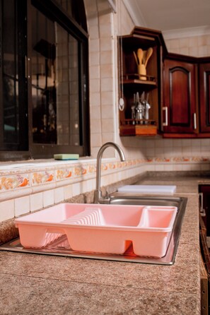 Apartment, 3 Bedrooms, Accessible, Balcony | Private kitchen - Spacious Apartment in Dar es Salaam With City, Ocean, and Pool Views (Dar es Salaam)