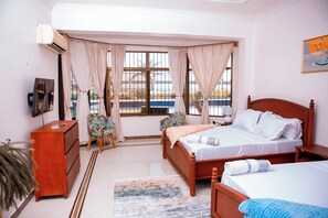 Apartment, 3 Bedrooms, Accessible, Balcony | 3 bedrooms - Spacious Apartment in Dar es Salaam With City, Ocean, and Pool Views (Dar es Salaam)