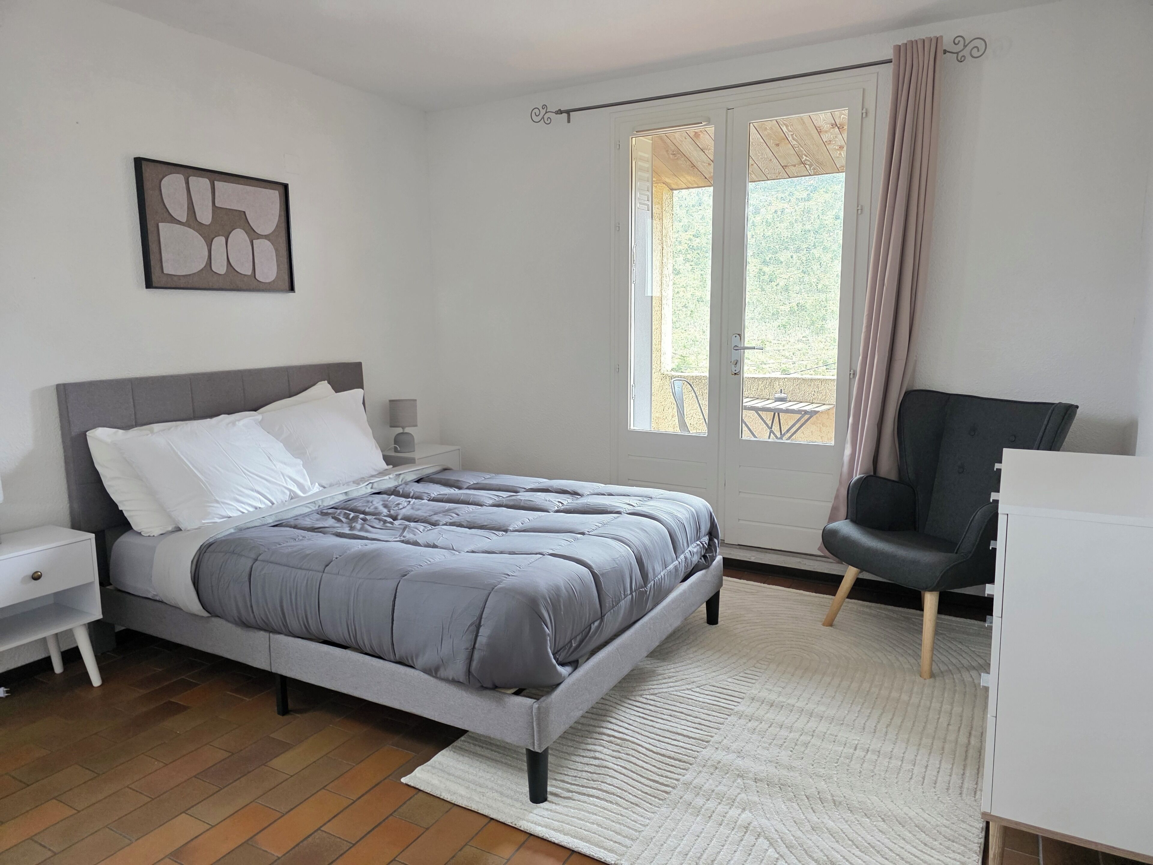 Doppelzimmer, Balkon, Bergblick | Kostenloses WLAN