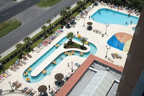 Indoor pool, a heated pool