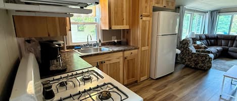 Microwave, oven, stovetop