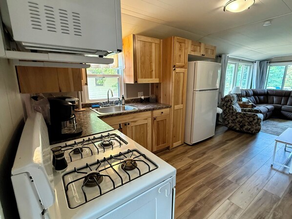 Microwave, oven, stovetop