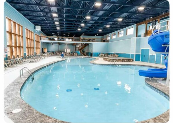 Indoor pool, outdoor pool