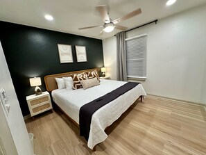 2 bedrooms, desk, iron/ironing board, free WiFi