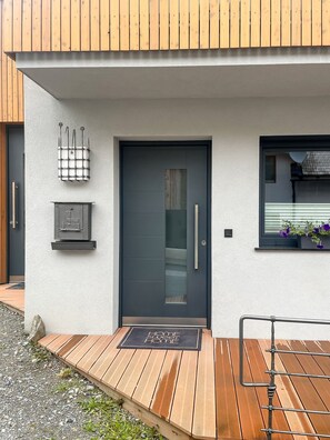 Voorkant van accommodatie