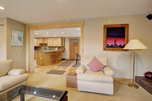 Smart-tv en een open haard