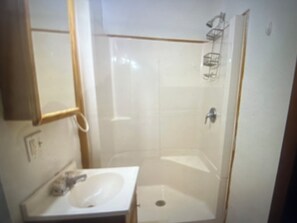 Secador de cabelo, toalhas de banho, sabonete, papel higiênico