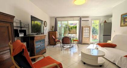 Appartement pour 4 avec beau jardin