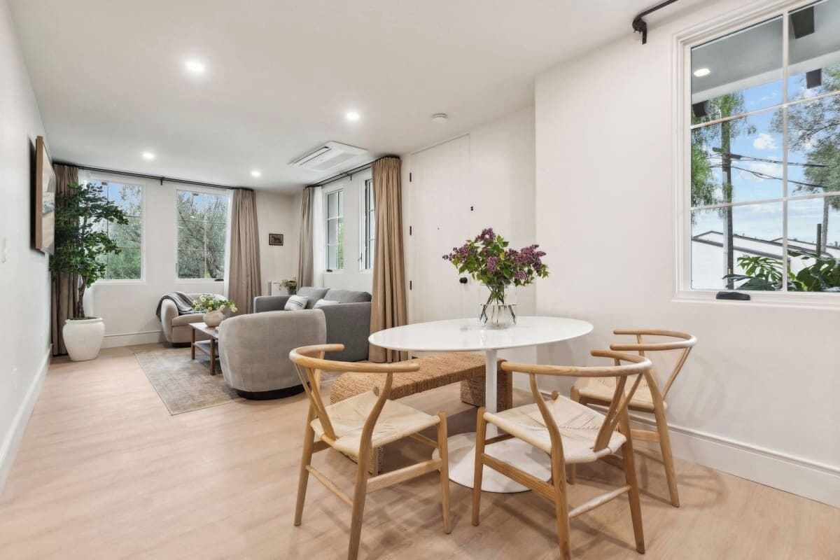 Executive Apartment, 2 Bedrooms, Balcony, Mountain View | Living area | 65-inch Smart TV with digital channels, Netflix, Hulu