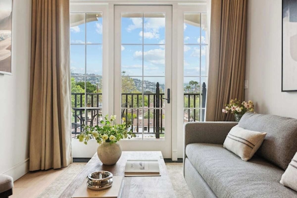 Superior Apartment, 2 Bedrooms, Kitchen, Mountain View | Living area | 65-inch Smart TV with digital channels, Netflix, Hulu