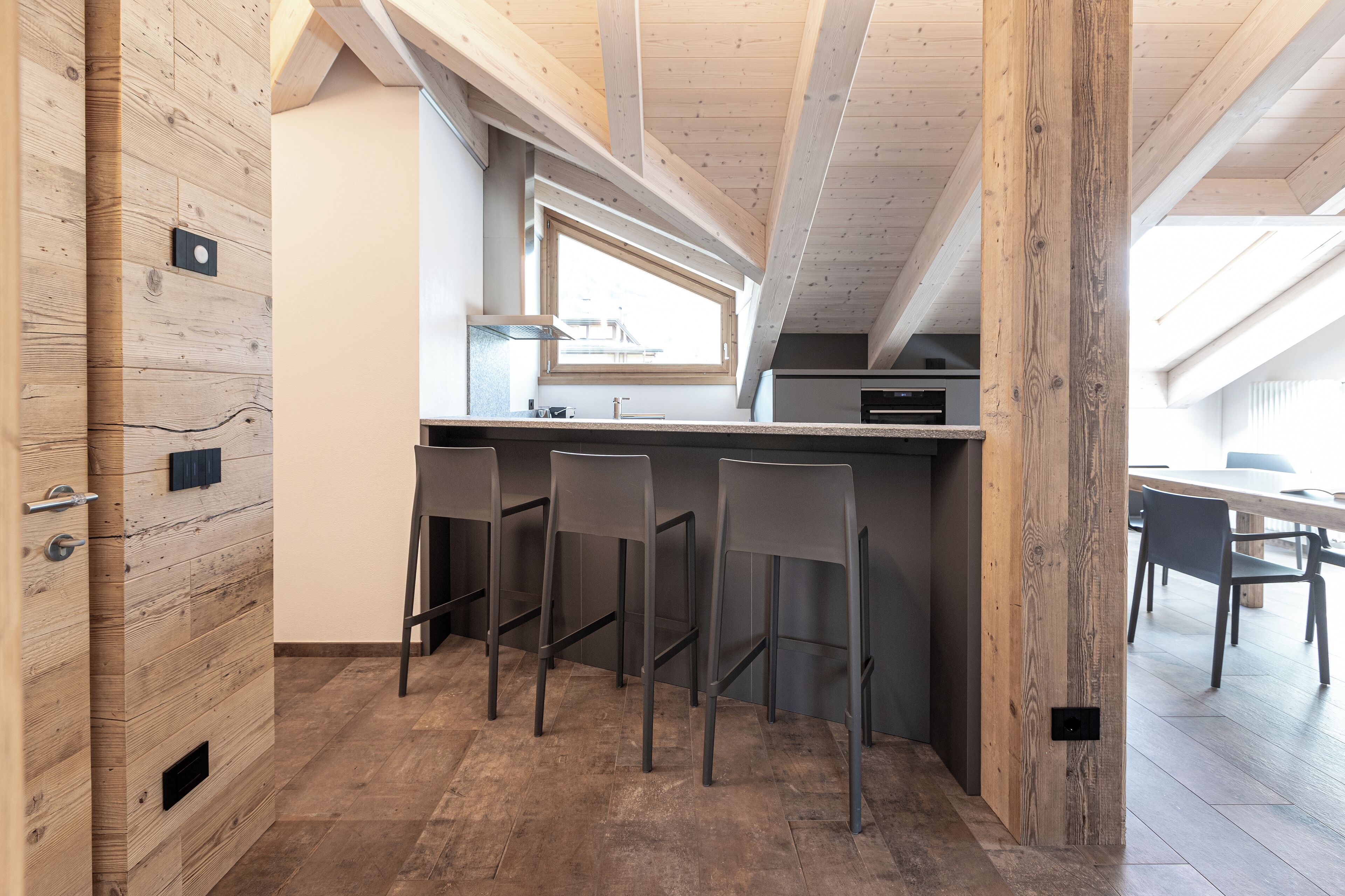 Deluxe three-room apartment (attic) | Private kitchen