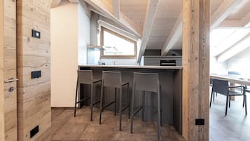 Deluxe three-room apartment (attic) | Private kitchen
