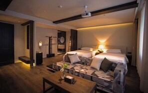 经典双床房, 城市景观 | 办公桌、笔记本电脑工作区、免费 WiFi