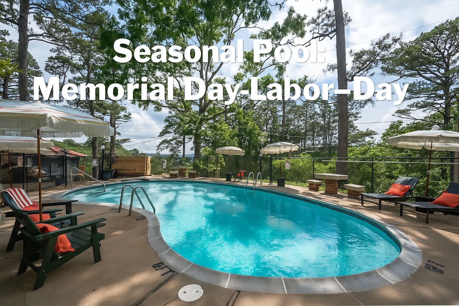 Seasonal outdoor pool