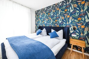 2 Schlafzimmer, Reisekinderbett, kostenloses WLAN, Bettwäsche