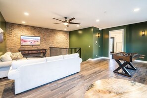 Smart TV, video games, ping pong