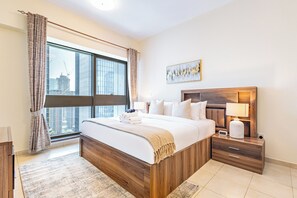 2 bedrooms, in-room safe, iron/ironing board, WiFi