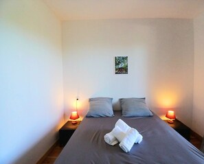 3 chambres, draps fournis