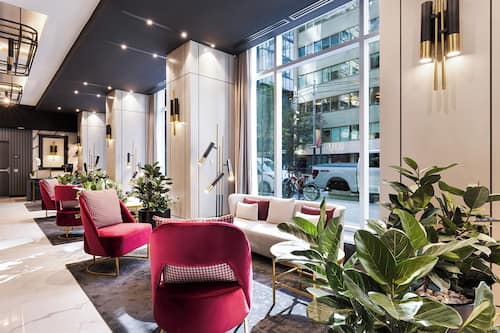 Lobby sitting area