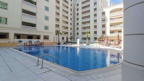 Pool - Free housekeeping visits during your stay - StayShort - Comfortable 1BR JVC Retreat with Pool! (JVC)