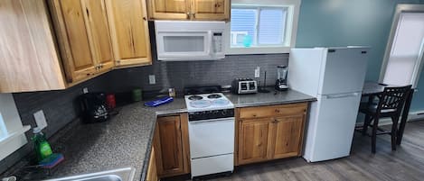 Microwave, oven, stovetop