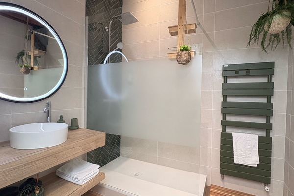 Business Room | Bathroom | Free toiletries, hair dryer, bathrobes, towels