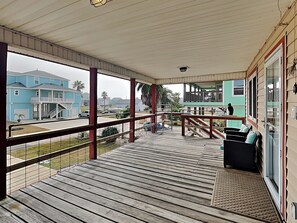 House (2 Bedrooms) | Terrace/patio - John Silver Cottage by Ryson Vacation Rentals (Galveston)