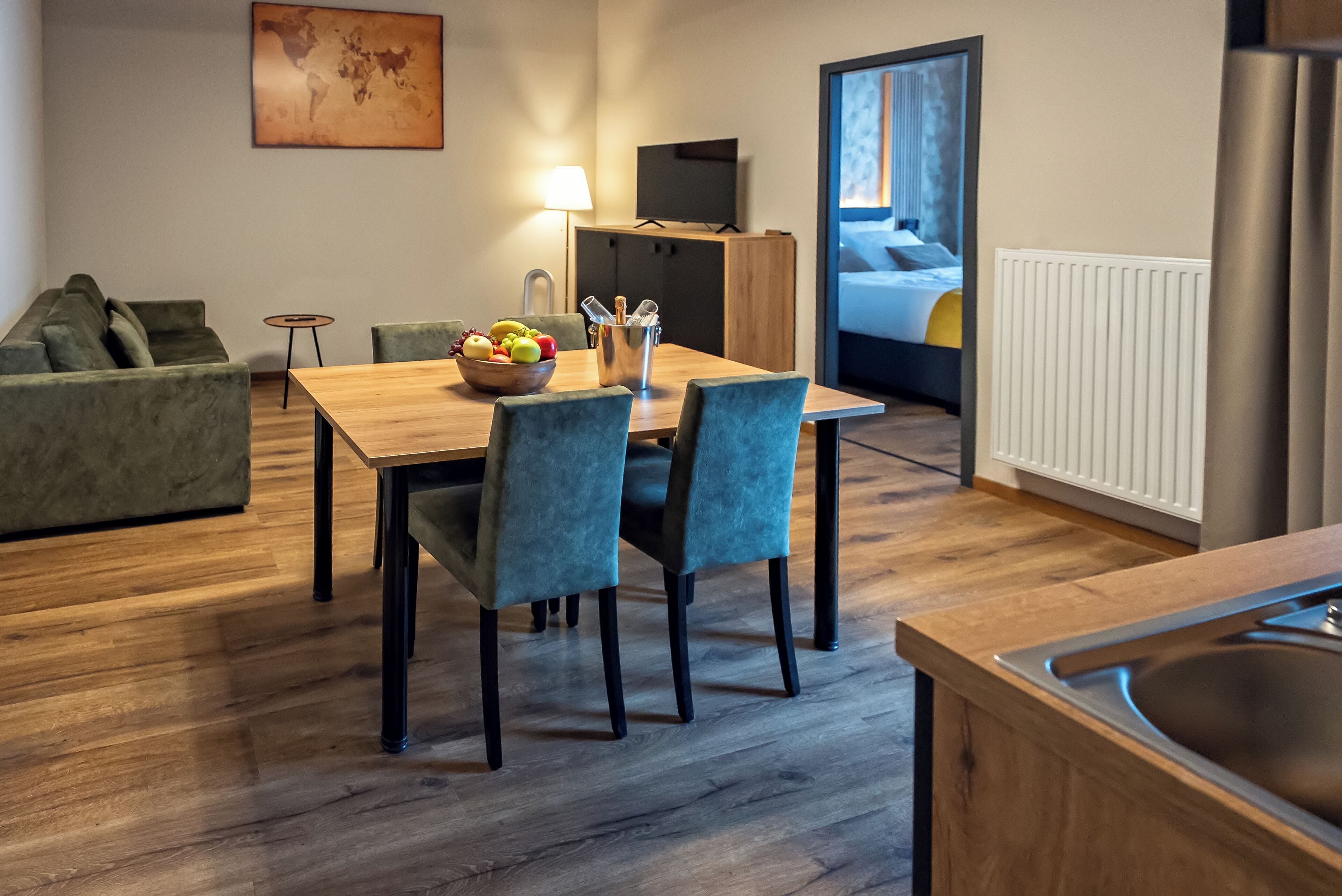 Family Condo, Courtyard View | In-room safe, desk, laptop workspace, free WiFi