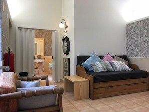 1 Schlafzimmer, Bügeleisen/Bügelbrett, Internetzugang, Bettwäsche