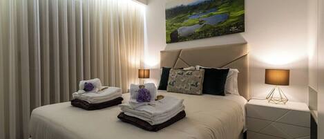 1 bedroom, iron/ironing board, Internet, bed sheets