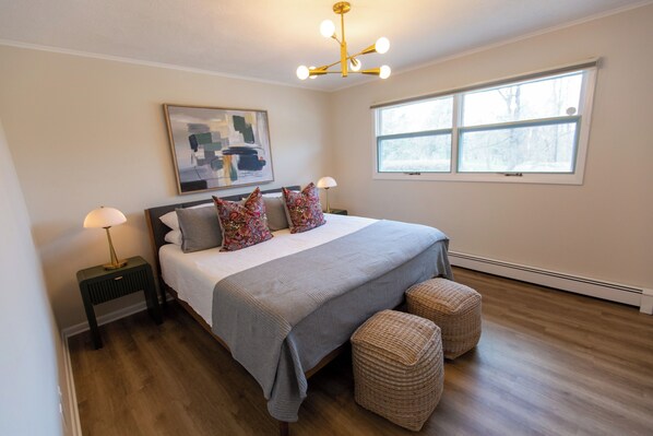 5 chambres, fer et planche à repasser, Wi-Fi, literie fournie