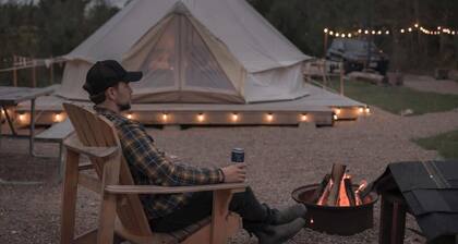 Deer Glamping Nordic Spa Access Near Grotto