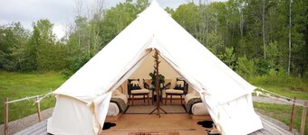 “Bear Cave” Luxury Glamping Tent | Tobermory