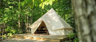 “The Explorer” Bell Tent | Glamping near Tobermory