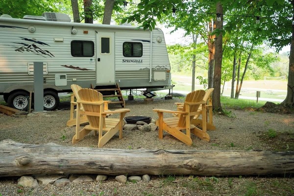 Chairs outside Springdale RV