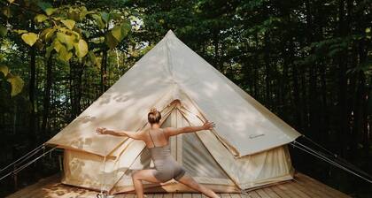 Wanderer Glamping Nordic Spa Access Near Grotto