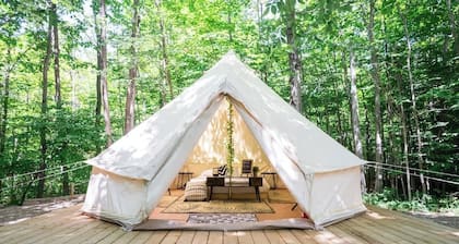 Palm Glamping Nordic Spa Access Near Grotto