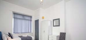 5 bedrooms, iron/ironing board, travel cot, WiFi