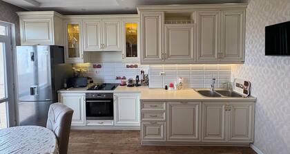 2-bedroom apartment in charming Bakı with AC, WiFi. Book now