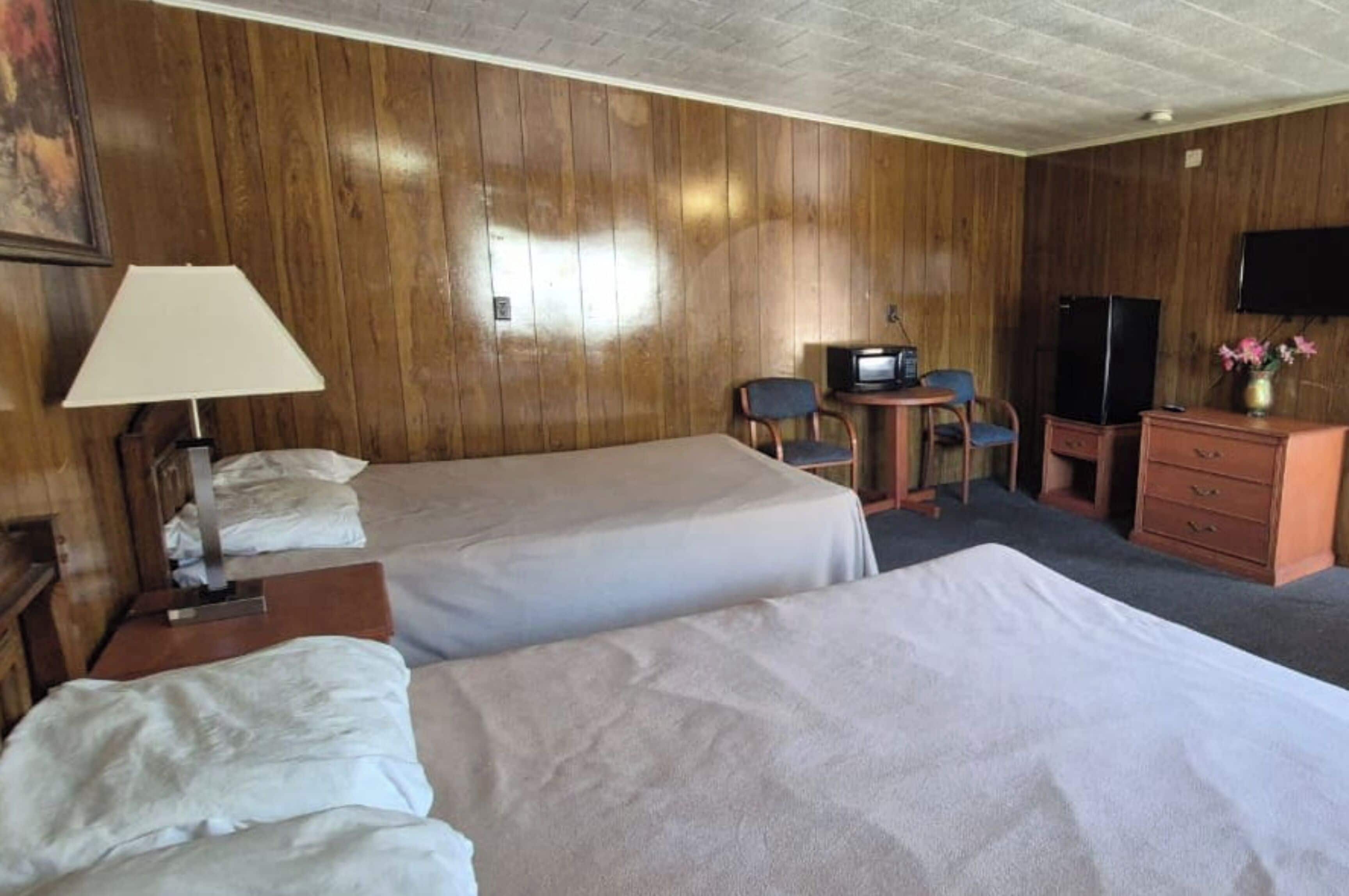 2 Queen Beds Non-Smoking | Desk, iron/ironing board, free WiFi, bed sheets