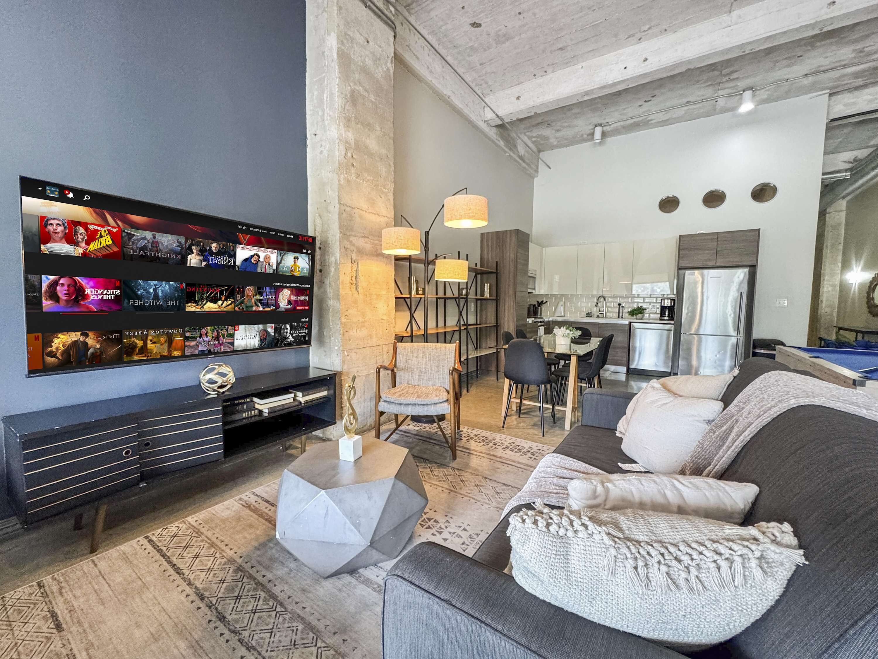 TV, offices