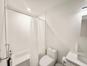 Shower, hair dryer
